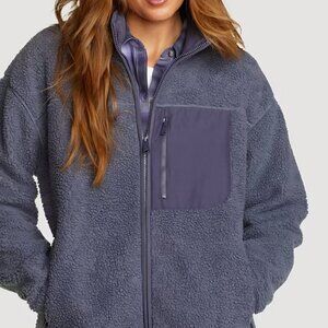 Eddie Bauer Women's Chilali Faux Shearling Fleece Jacket NWT Size XL